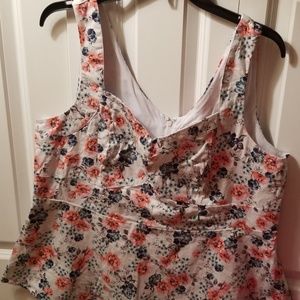 TORRID | Floral peplum top